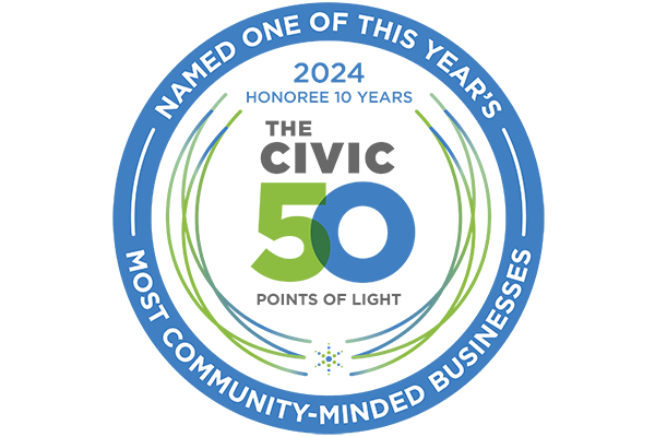 The Civic 50 2024 Award graphic