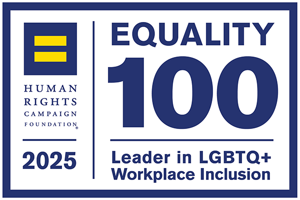 Human Rights Campaign Foundation - Equality 100 Award - Leader in LGBTQ+ Workplace Inclusion