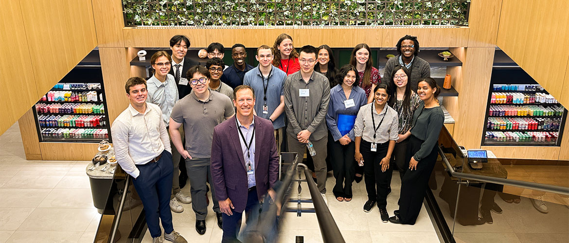 summer interns at HCSC headquarters in Chicago